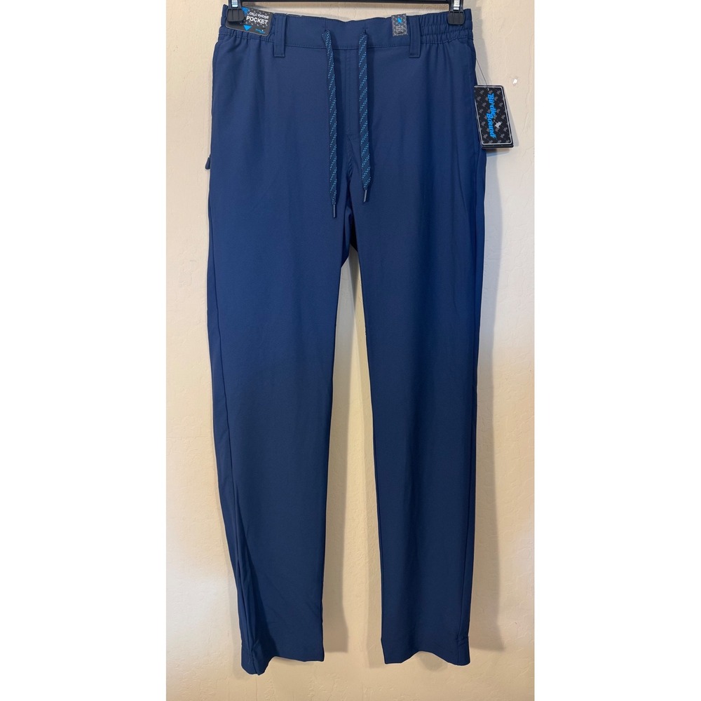 Birdie Bound Jogger Men S Navy Blue Performance Golf Stretch Pull-on Pants NEW